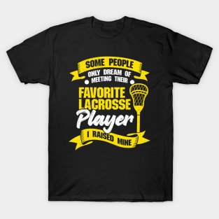 Lacrosse Mom Dad Gift T-Shirt